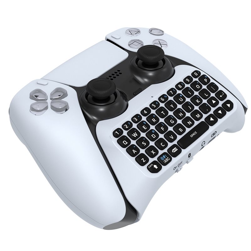 Gaming Keyboard Mini - ABFM-สำหรับ PS5 ดูอัลเซนส์ เกมแพดเมาท์ไร้สาย 3.5 มม.