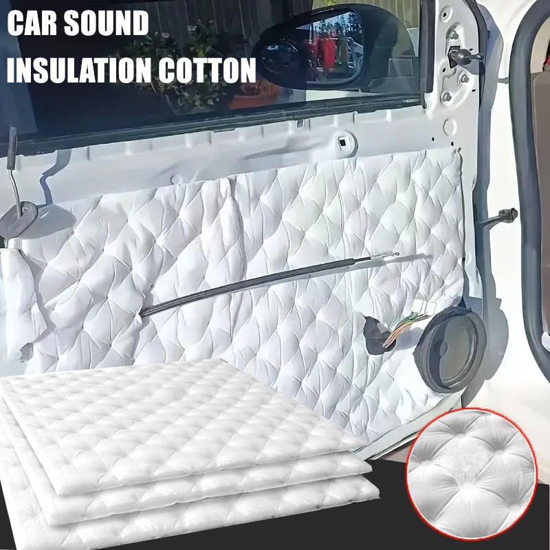 Pe Foam Sheet - แผ่นโฟมซับเสียงแบบมีกาวในตัว แผ่นโฟมอะคูสติกสีขาว วัสดุดูดซับเสียงสำหรับรถยนต์ ผนัง ประตู