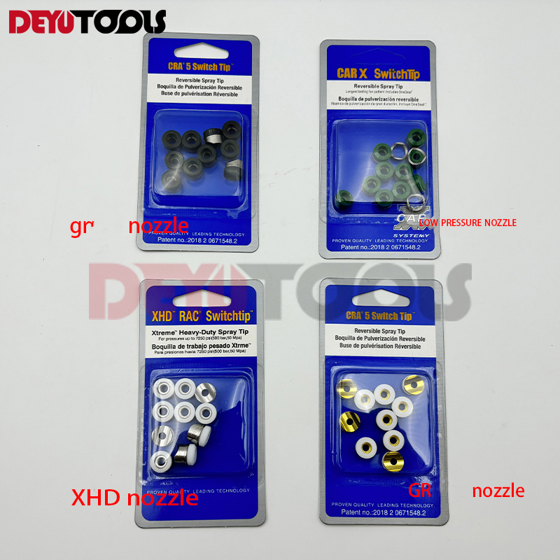 Gasket Mount Kit - ซีลปลายหัวสเปรย์สุญญากาศ xhd, Graco, wagnertip ยาม (10ชิ้นหนึ่งแพ็ค)