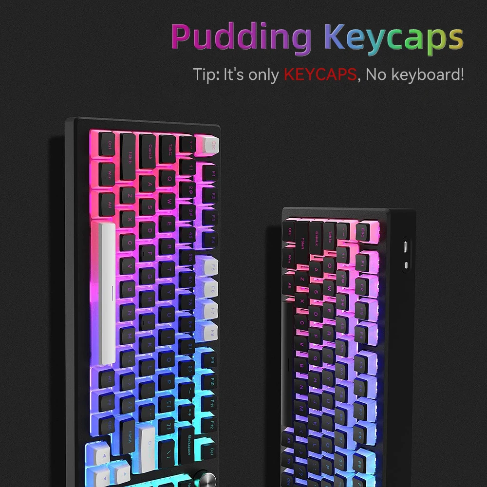 ใหม่พุดดิ้ง PBT Keycaps 129 คี - Gaming Keyboard And Mouse Set บทวิจารณ์และราคา