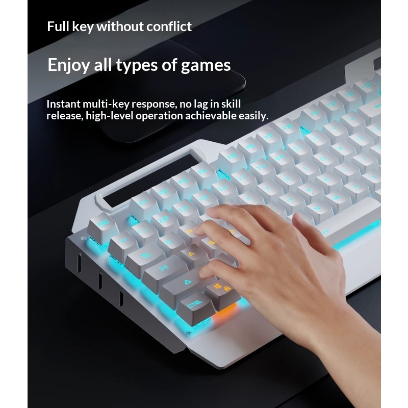 ชุดคีย์บอร์ดเกมมิ่งไร้สาย Ewea - Gaming Keyboard And Mouse Set บทวิจารณ์และราคา