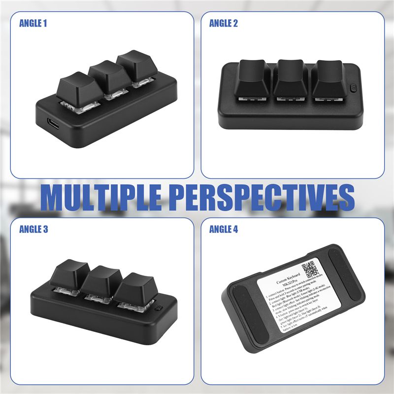 MK321 โปรแกรมมาโครได้ คีย์บอร์ - Gaming Keyboard Mini บทวิจารณ์และราคา