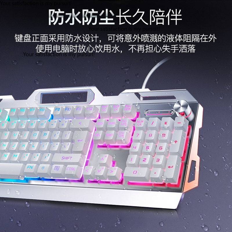 เหมาะสำหรับชุดคีย์บอร์ดโลหะแบบ - Gaming Keyboard And Mouse Set บทวิจารณ์และราคา