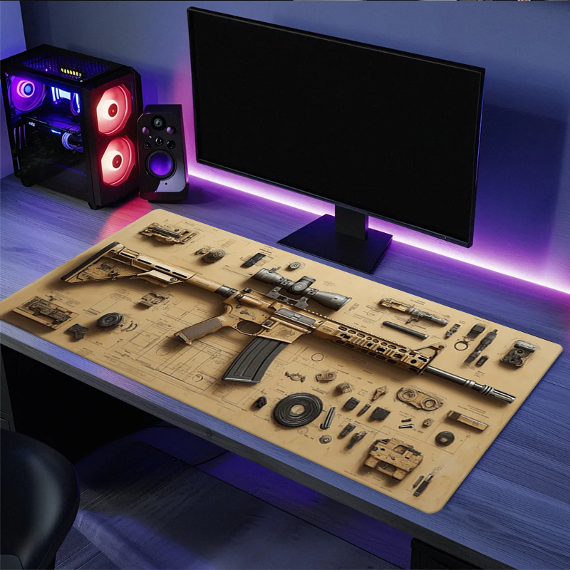 แผ่นรองเมาส์สำหรับเล่นเกมแบบนุ - Gaming Keyboard Mouse บทวิจารณ์และราคา