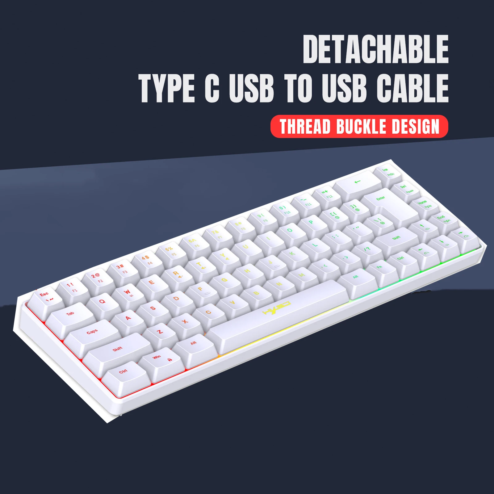 ชุดคีย์บอร์ดและเมาส์พร้อมไฟแบ็ - Gaming Keyboard Mini บทวิจารณ์และราคา