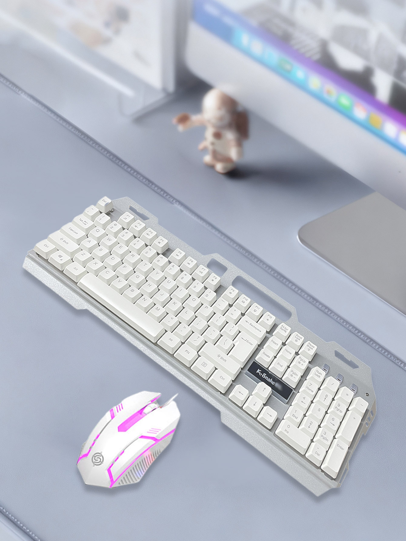 ชุดคีย์บอร์ดและเมาส์แบบมีสาย K - Gaming Keyboard Not Working บทวิจารณ์และราคา