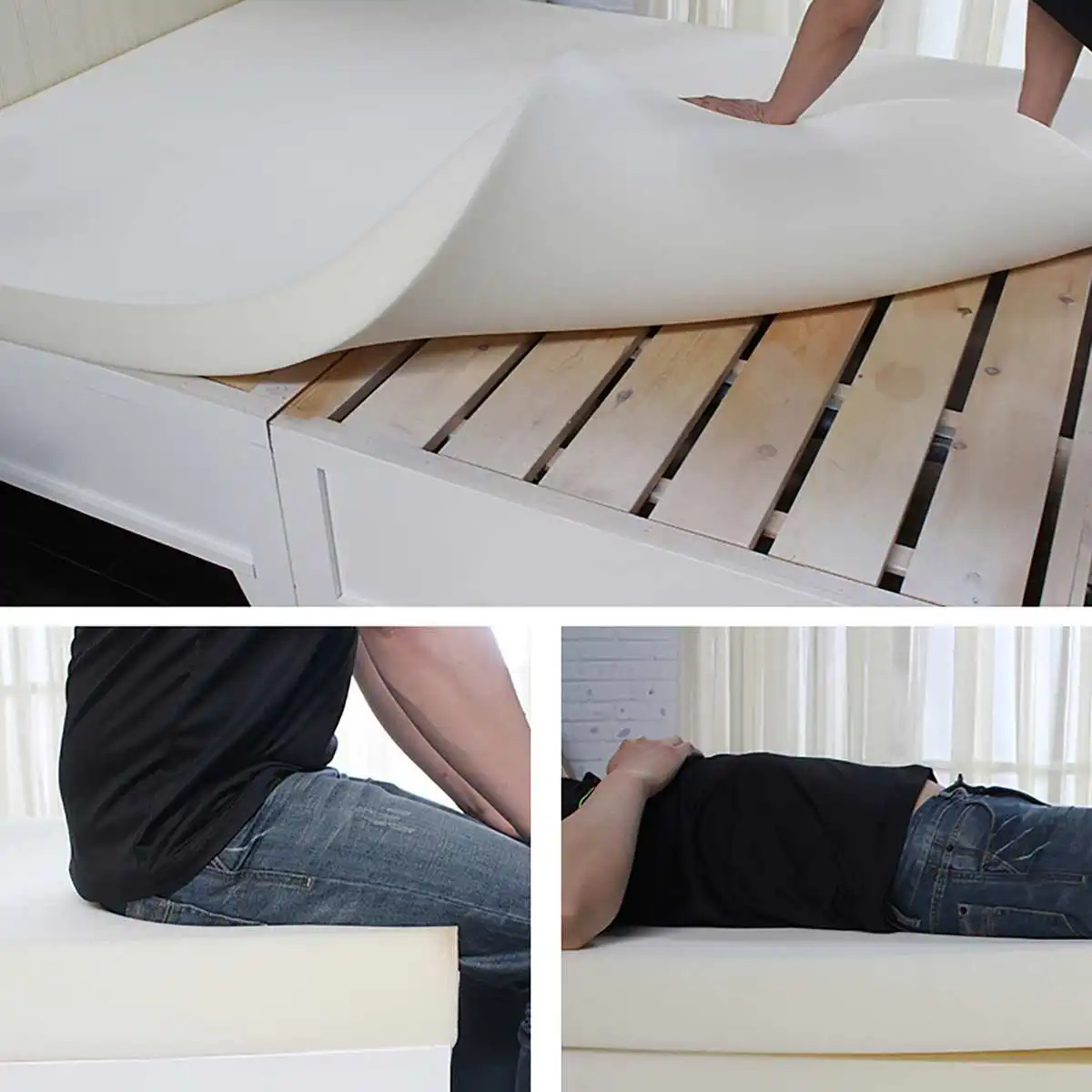 ยางโฟม bantal Kursi ความหนาแน่ - Pe Foam Sheet บทวิจารณ์และราคา