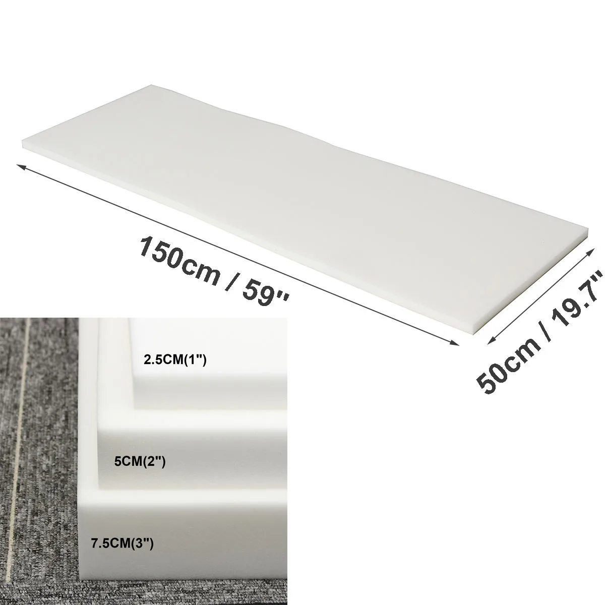 ยางโฟม bantal Kursi ความหนาแน่ - Pe Foam Sheet บทวิจารณ์และราคา