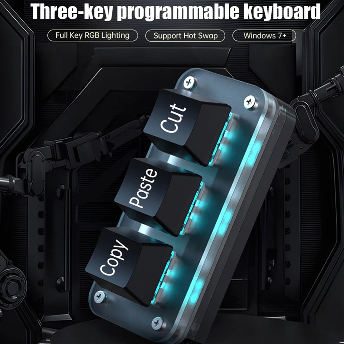 ดอยู 3 คีย์การเขียนโปรแกรมมาโค - Gaming Keyboard Mini บทวิจารณ์และราคา