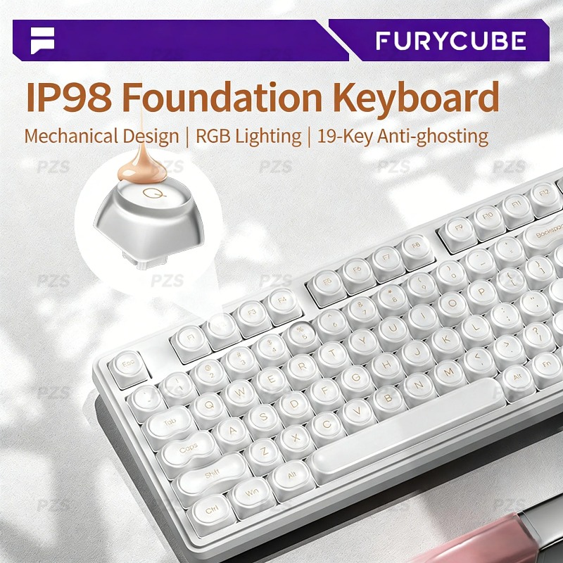 IP98 FURYCUBE คีย์บอร์ดเมมเบรน - Gaming Keyboard Ip98 บทวิจารณ์และราคา