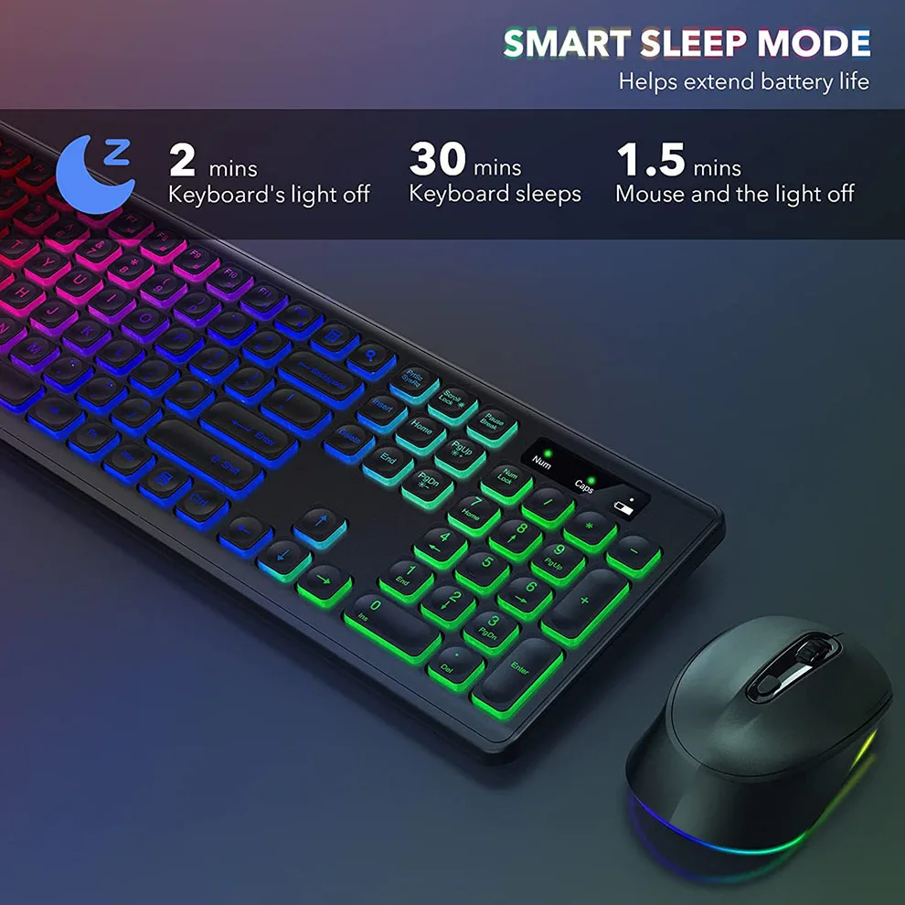 คีย์บอร์ดไร้สายและเมาส์ Combo  - Gaming Keyboard And Mouse Set บทวิจารณ์และราคา