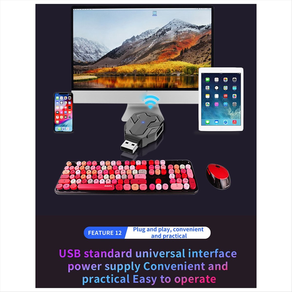 (A15I) M1-Mini Keyboard & Mous - Gaming Keyboard Mini บทวิจารณ์และราคา