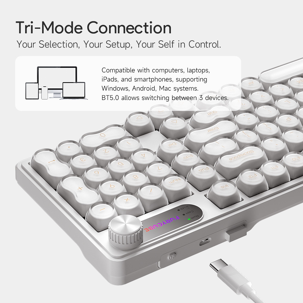 FURYCUBE IP98 คีย์บอร์ดเมมเบรน - Gaming Keyboard Ip98 บทวิจารณ์และราคา