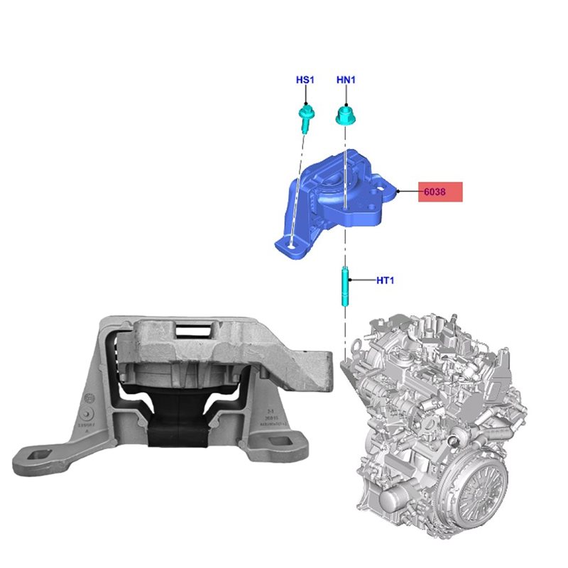 KV6Z-6038-A KV6Z6038C ชุดปะเก็ - Gasket Mount Kit บทวิจารณ์และราคา