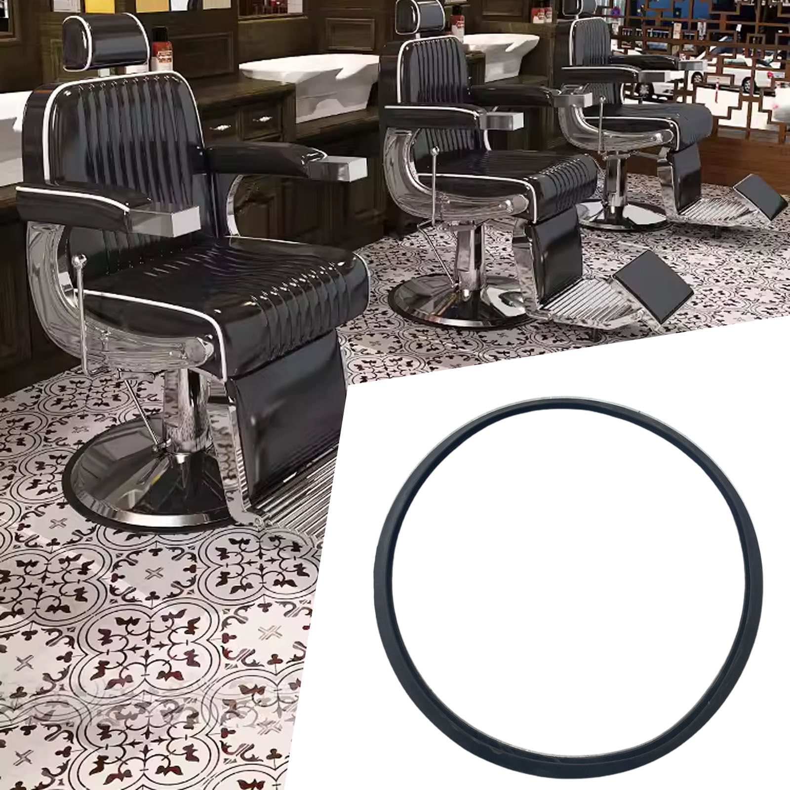 เก้าอี้ตัดผมฐานยางแหวน Salon อ - Gasket Mount Kit บทวิจารณ์และราคา