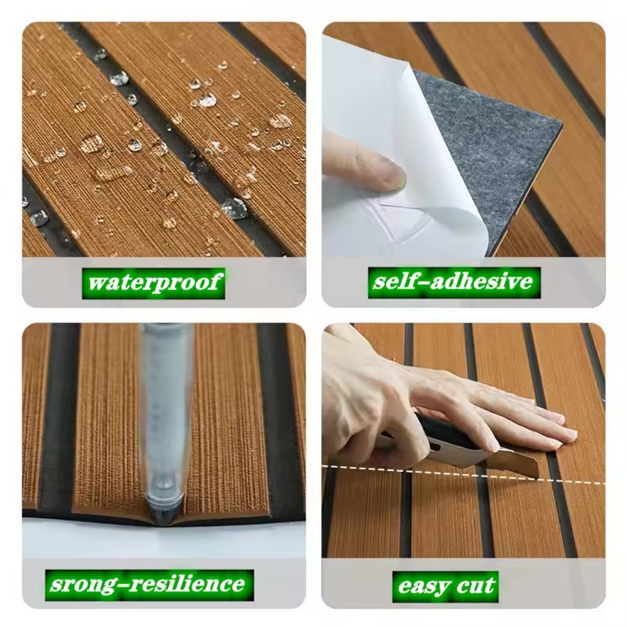 แผ่นปูพื้นเรือโฟม EVA ลายไม้สั - Pe Foam Sheet บทวิจารณ์และราคา