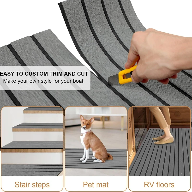 แผ่นปูพื้นเรือโฟม EVA ลายไม้สั - Pe Foam Sheet บทวิจารณ์และราคา